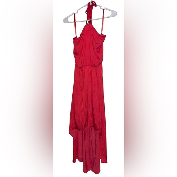 #89 White House Black Market Halter Hi-Lo Dress - Picture 1 of 3